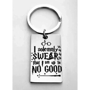 Harry  Potter I Solemnly Swear That I Am Up To Mo Good Keychain